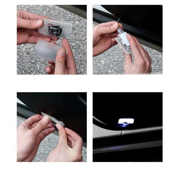 LED door welcome Projection logo light For Toyota Camry High