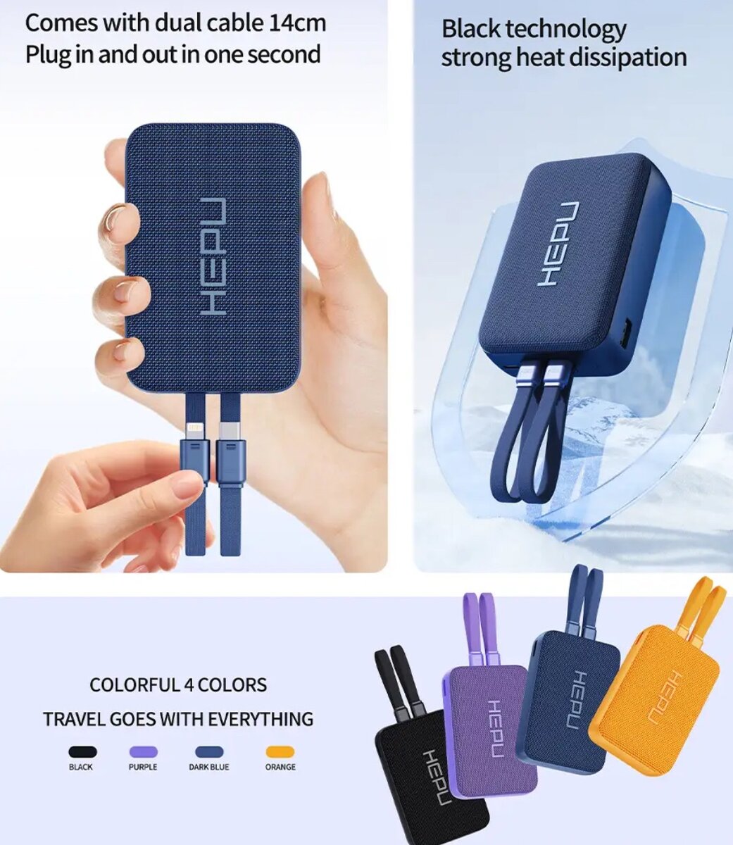 Hepu Power Bank 20000mAh 22w