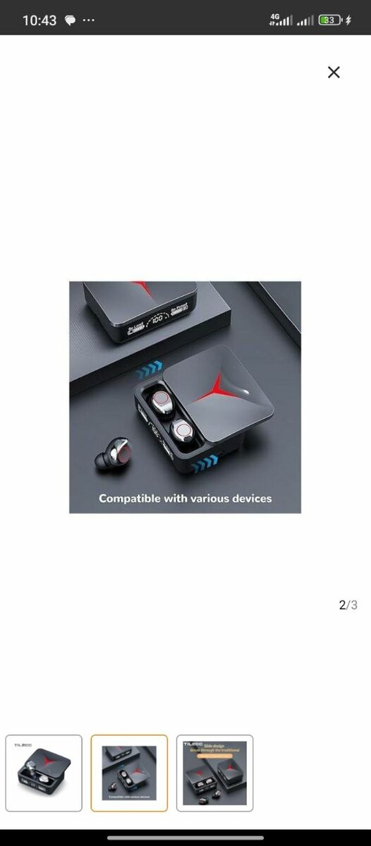 Écouteurs Bluetooth Tileco