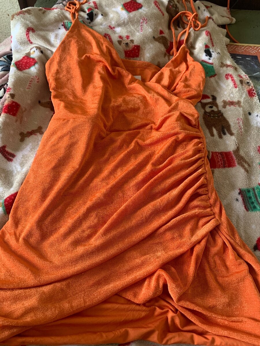 Robe d'été orange