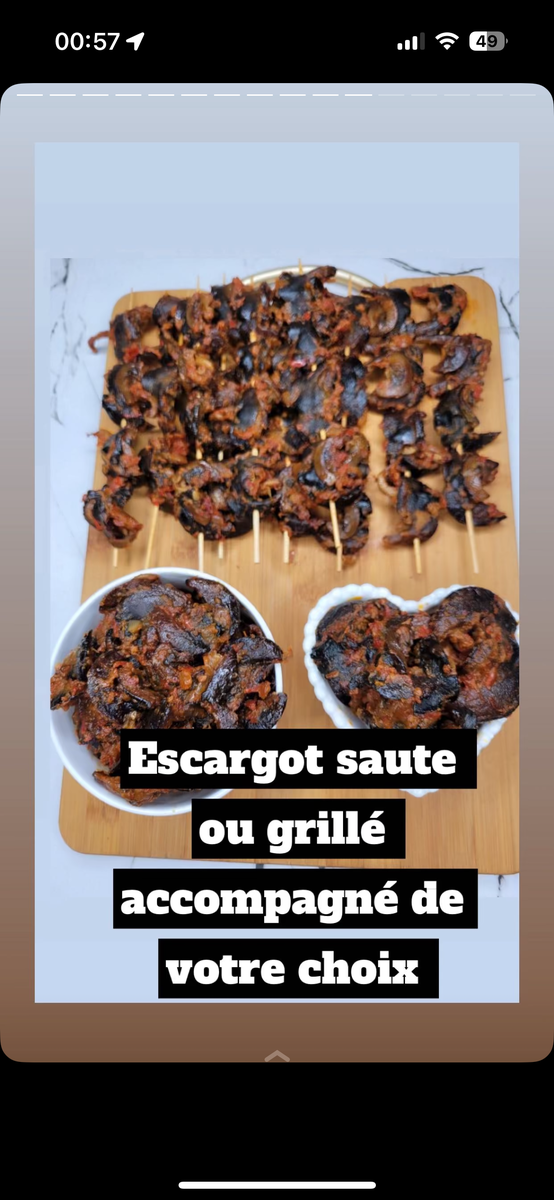 Assiette gourmande africaine