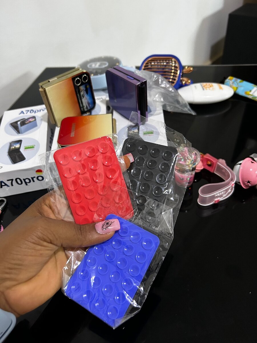 Silicone Suction Pad Double Sided For Mobile Phone