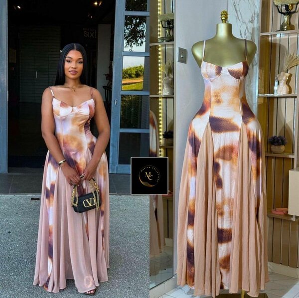 Robe longue élégante femme