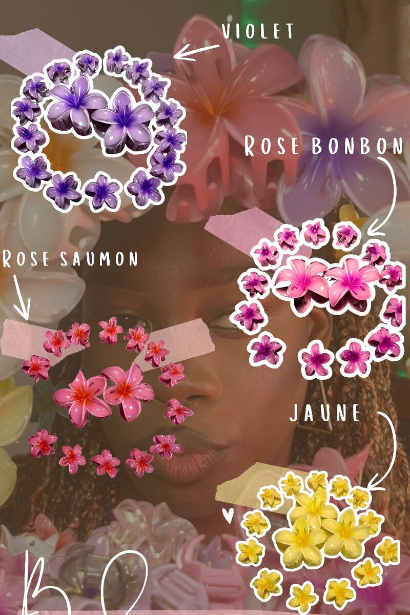 Pinces à cheveux(Pinks Queen)