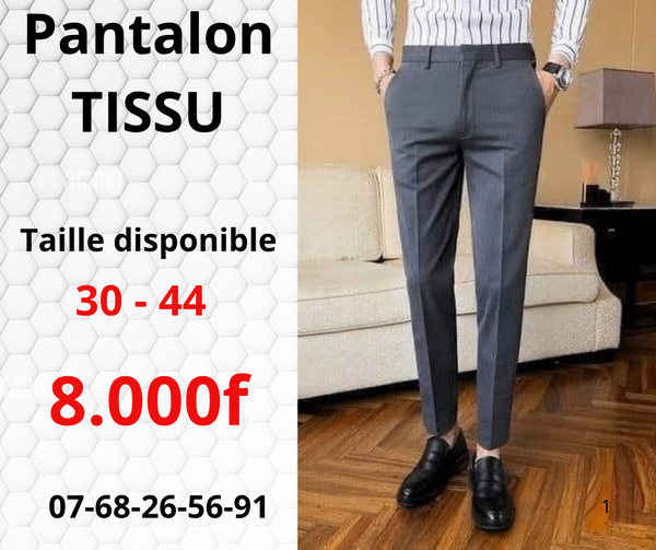 Pantalon homme élégant slim