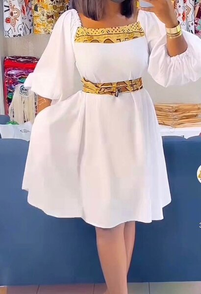 Robe Bohème Chic Avec Ceinture