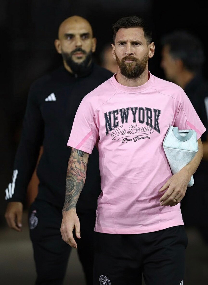 T-shirt rose New York Bronx