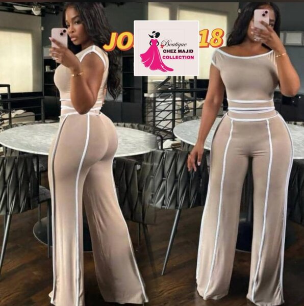 Combinaison élégante beige