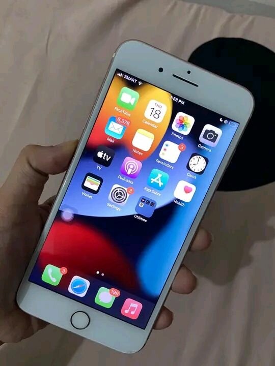 Smartphone iPhone argent