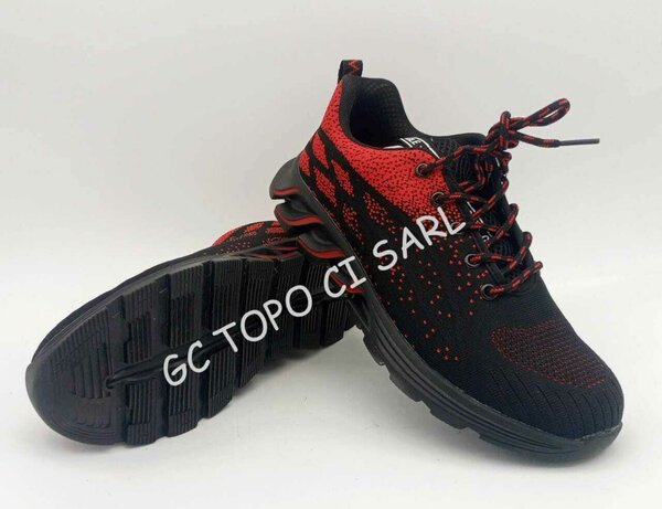 Chaussures de sécurité  rouges