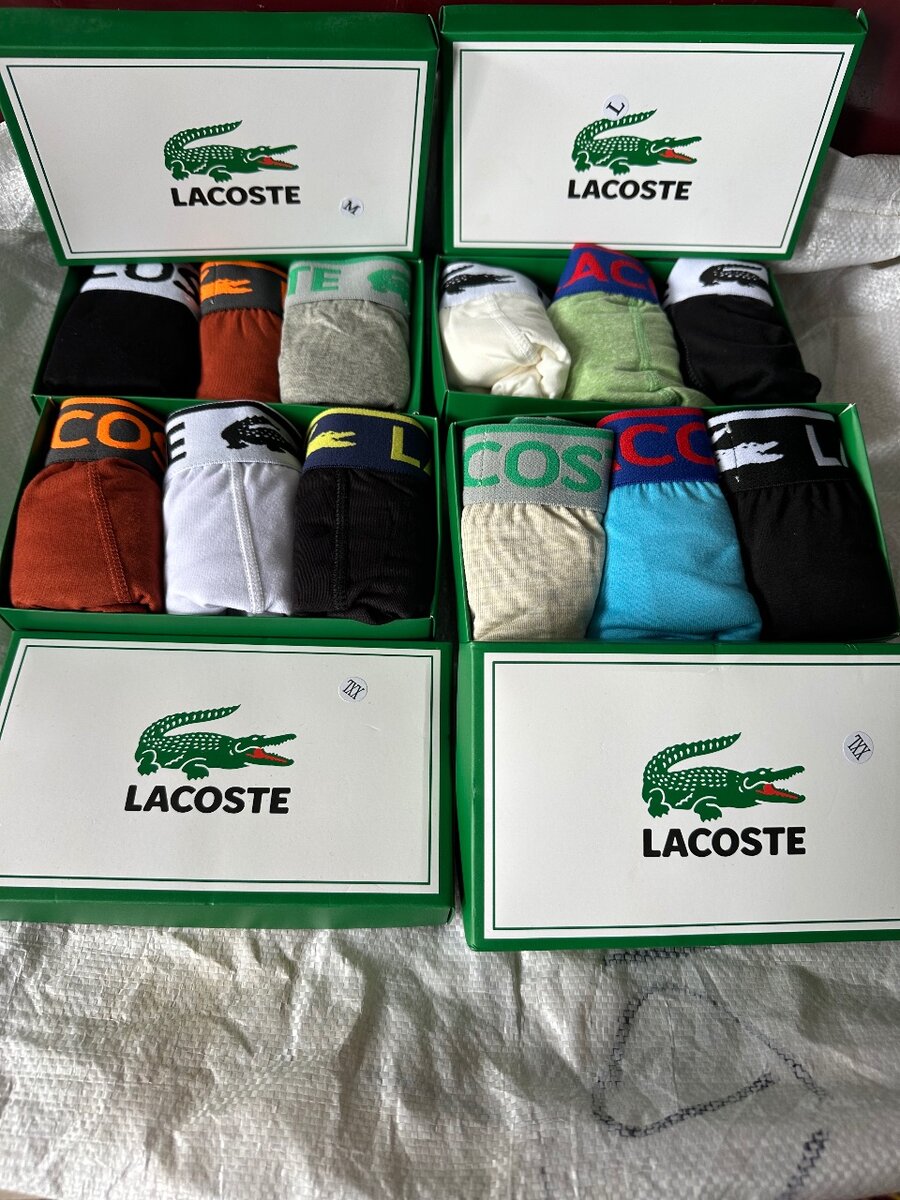 Boxers Lacoste coton