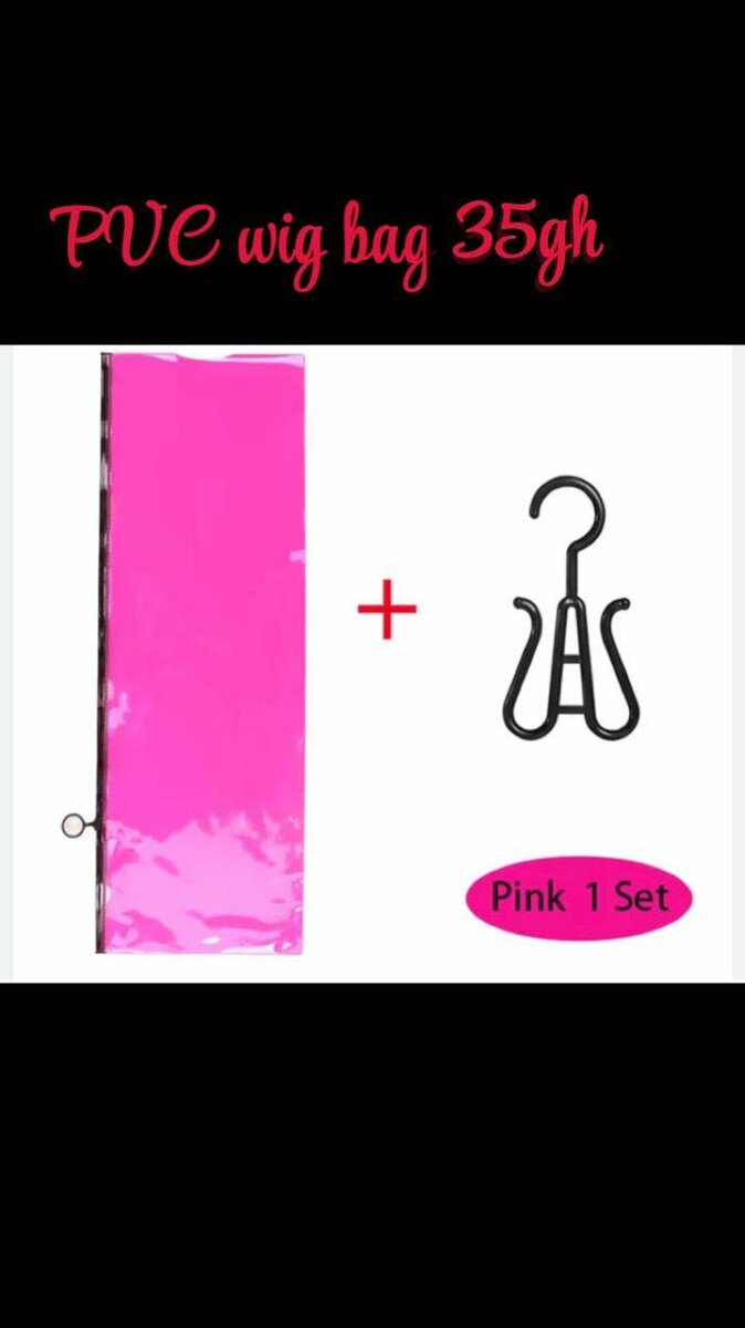 Pvc wig bag