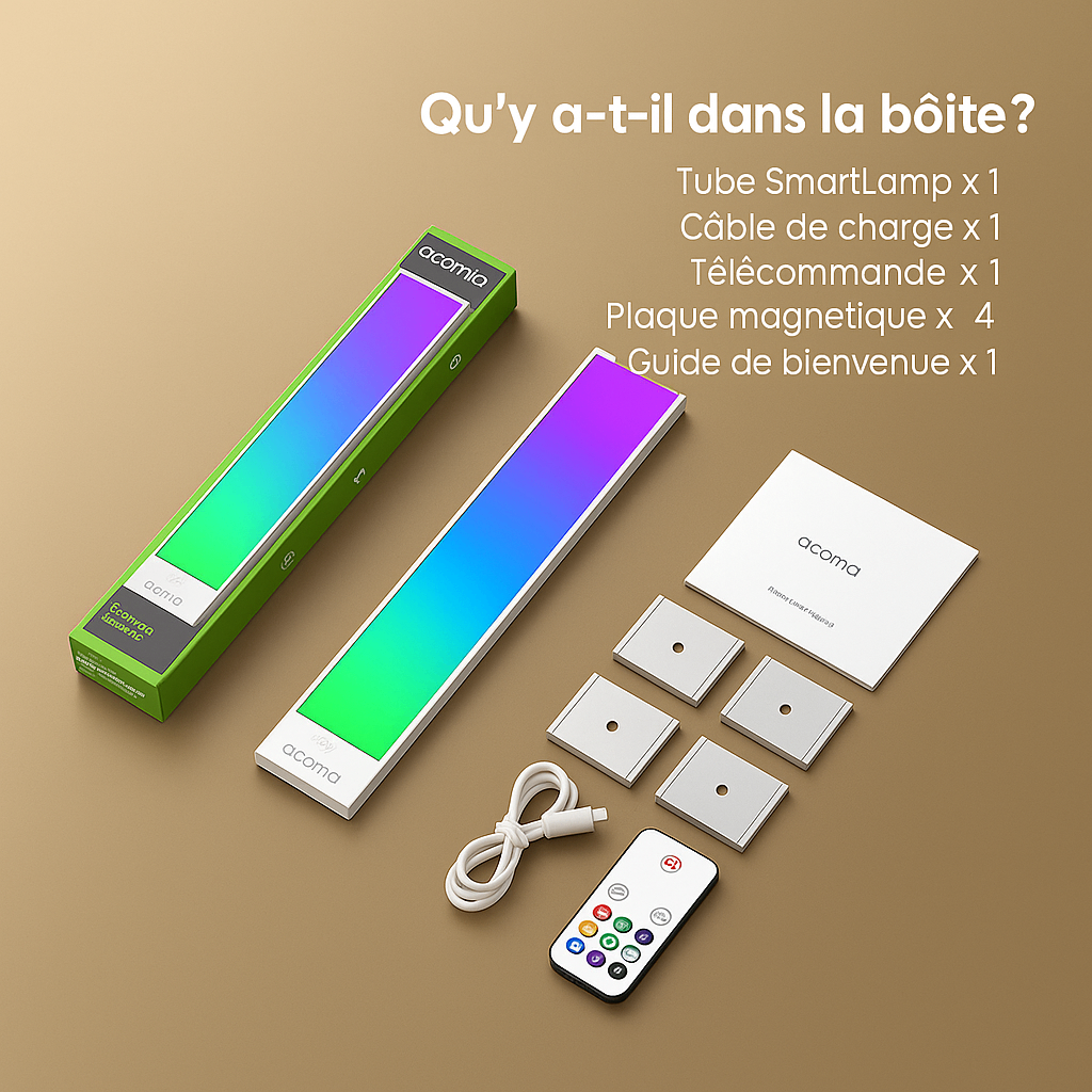 Lampe LED Sans Fil 2200mAh