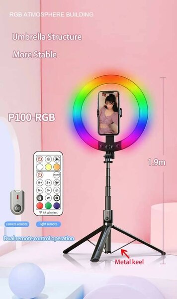 Rechargeable ring light