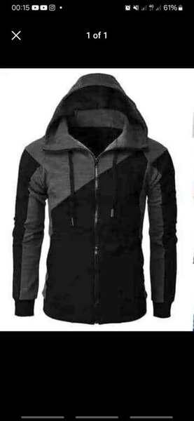 Black and grey Hoodies