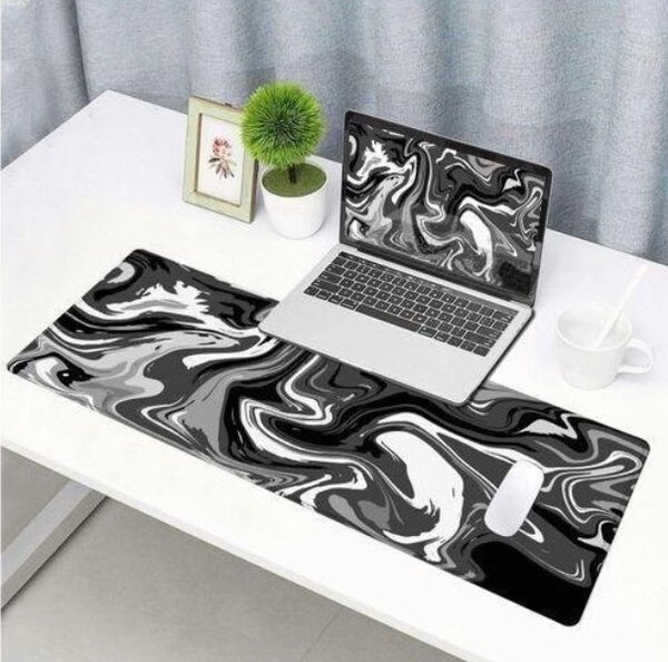 Tapis de Souris Noir et Blanc