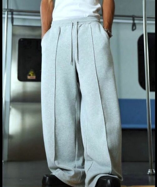 Pantalon de jogging ample gris