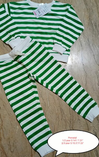 White Green linning terry track suit