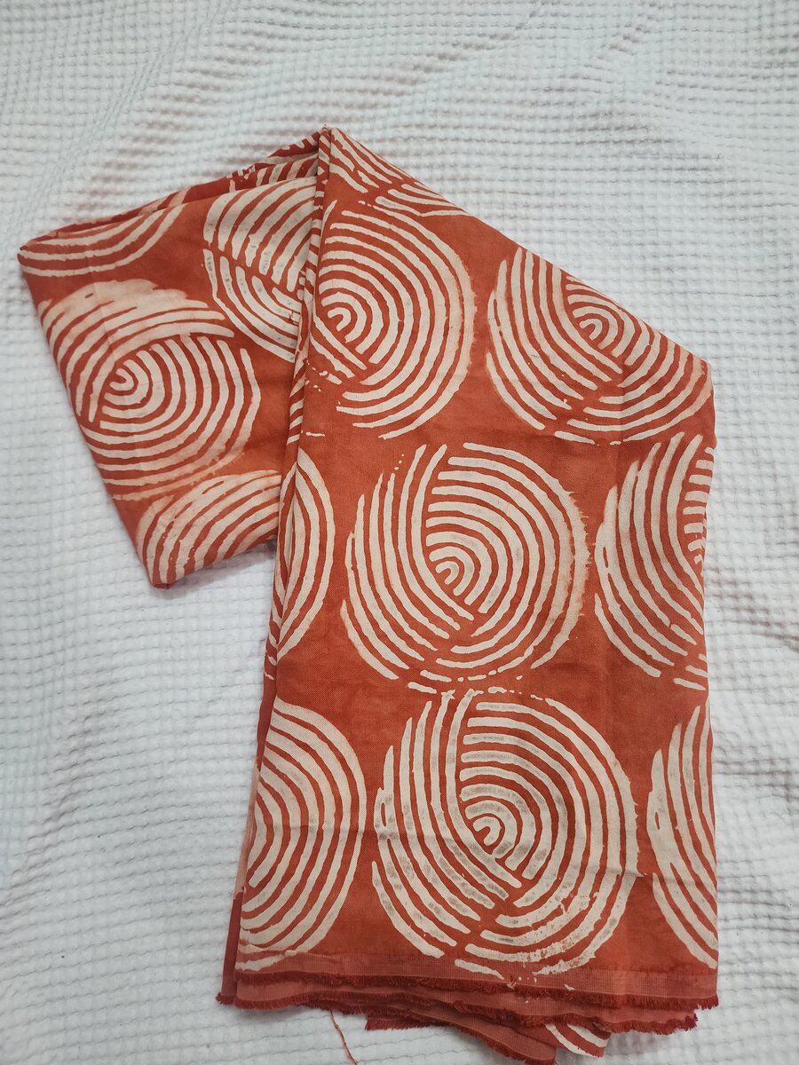 Étoffe en coton imprimé