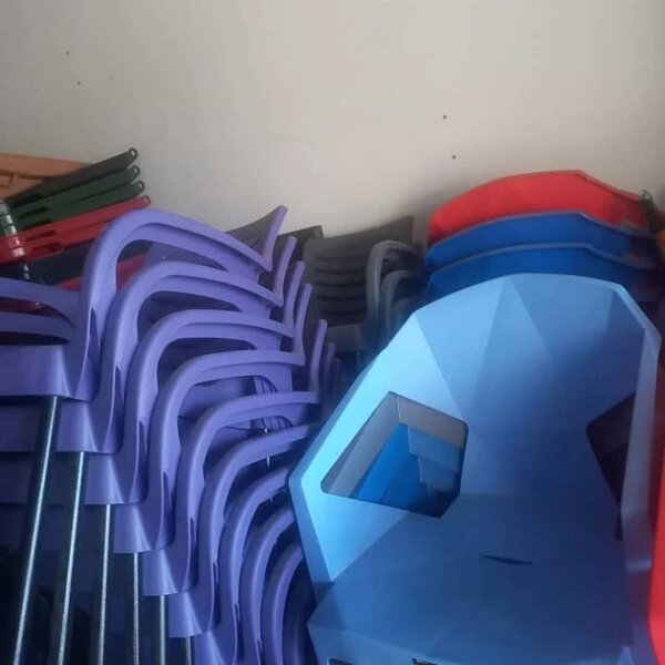 Plastic chairs