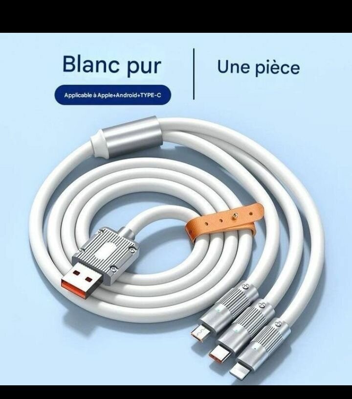 Câble USB 3-en-1 Universel