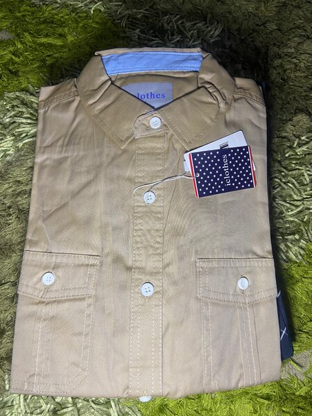 Chemise couleur café original