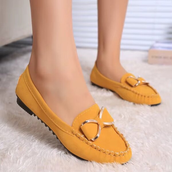 Mocassins élégants en daim pour femme