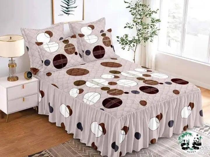 Bedroom set: quilted bedspread + pillowcases 2pcs+2pcs