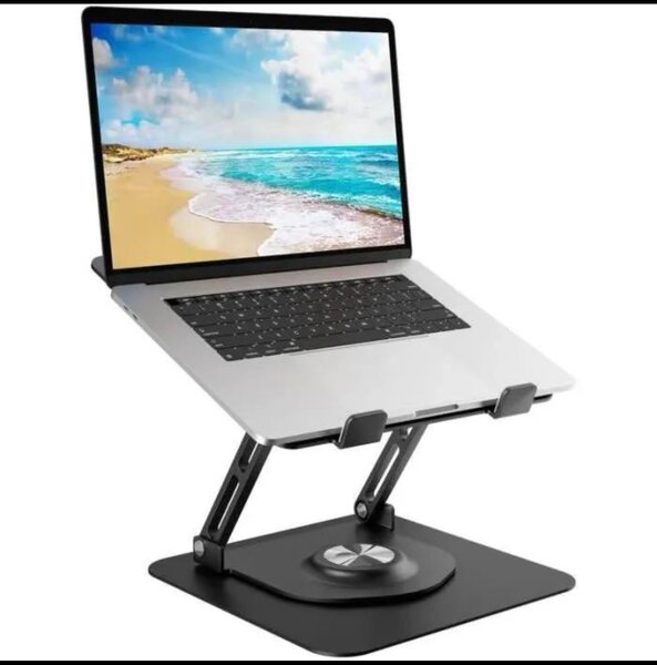 Support Ordinateur Portable,Rotative à 360°,Réglable en Haut