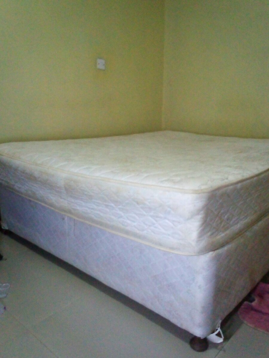 Queen sized bed with mattress