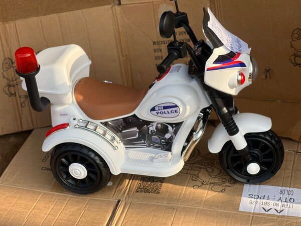 Kids Police Ride-On Motorcycle