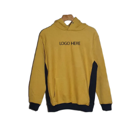 Mustard Pull Over Heavy Fleece Hoodie for Men