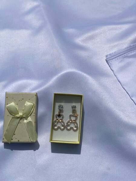 Teddy bear earrings