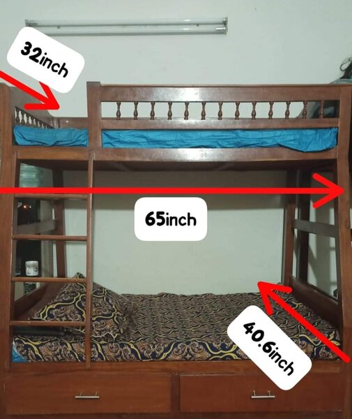 Bunk bed heavy real wood