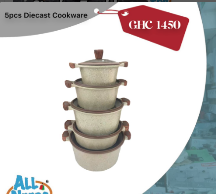  5pcs Diecast Cookware
