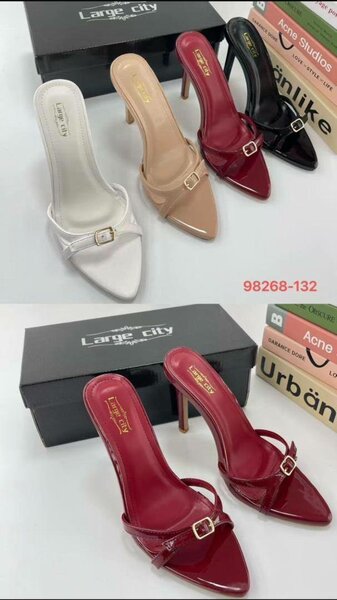 Mules à talons élégants