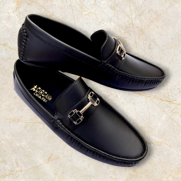 Men's casual and formal synthetic leather loafer shoes