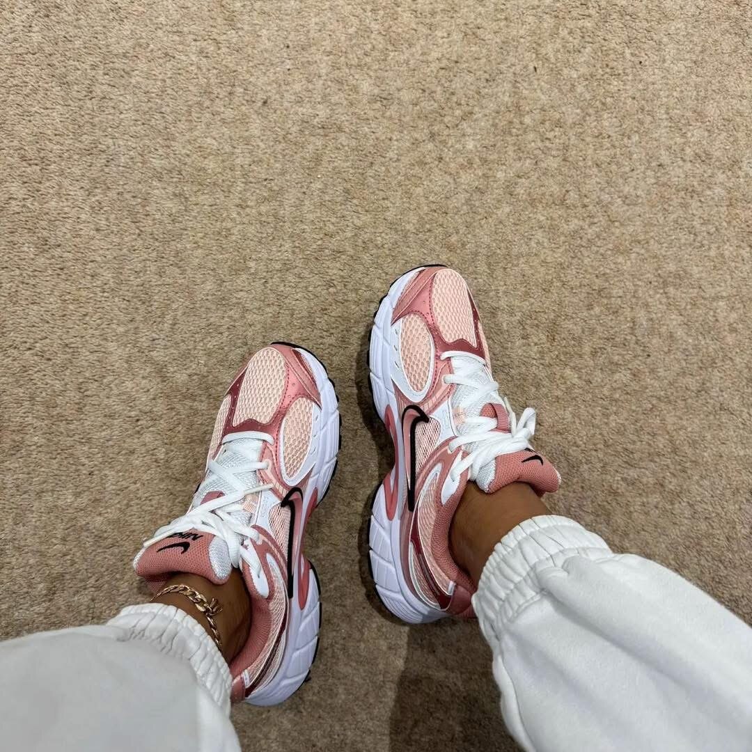 Baskets Rose Femme Confort