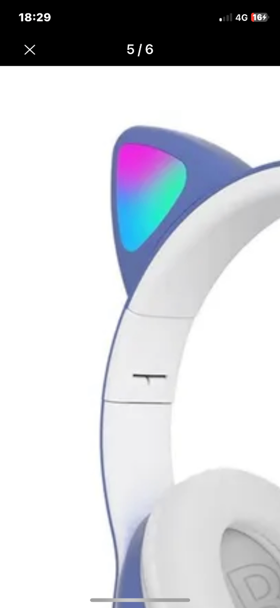 Casque Bluetooth LED Oreilles