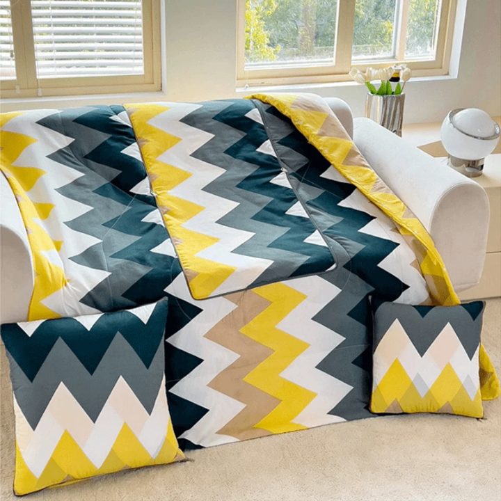 Ensemble de Coussins Chevron