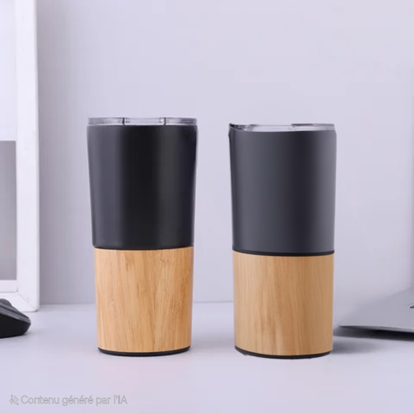 Tasse Thermos Bambou Élégante