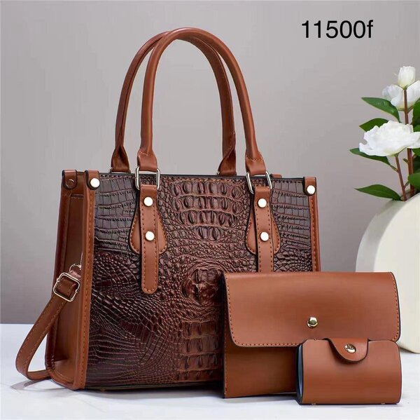 ensemble de 3 sacs à main en cuir pour femmes