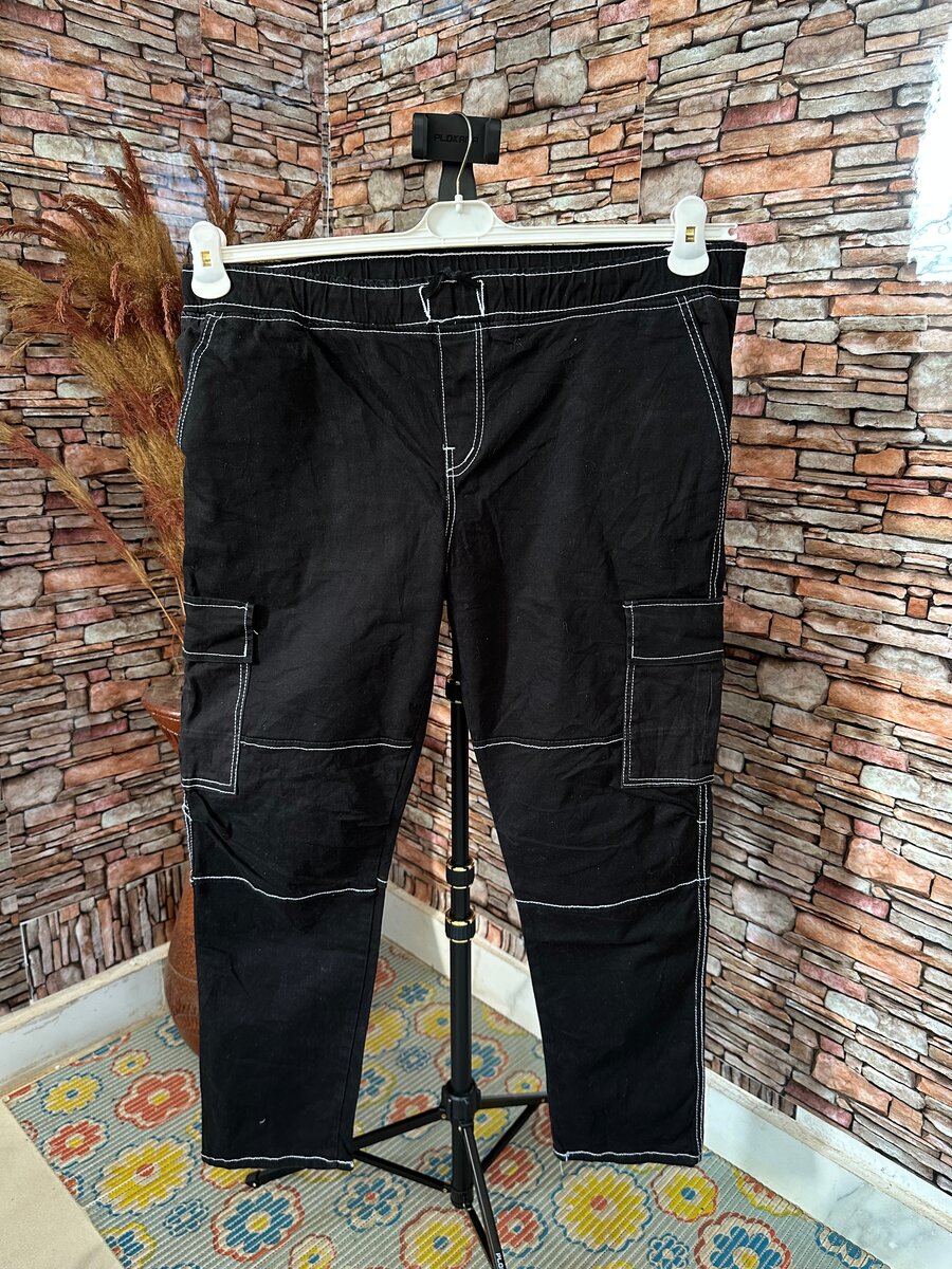 Pantalon cargo noir