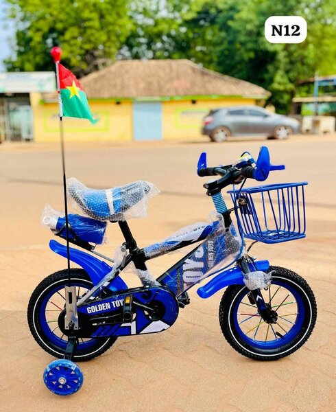 Vélo Enfant avec Roulettes et Casque