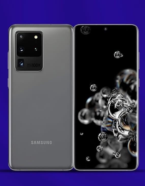 Samsung Galaxy S20 Ultra Smartphone , Quad Camera, Zoom, Grey,128BG