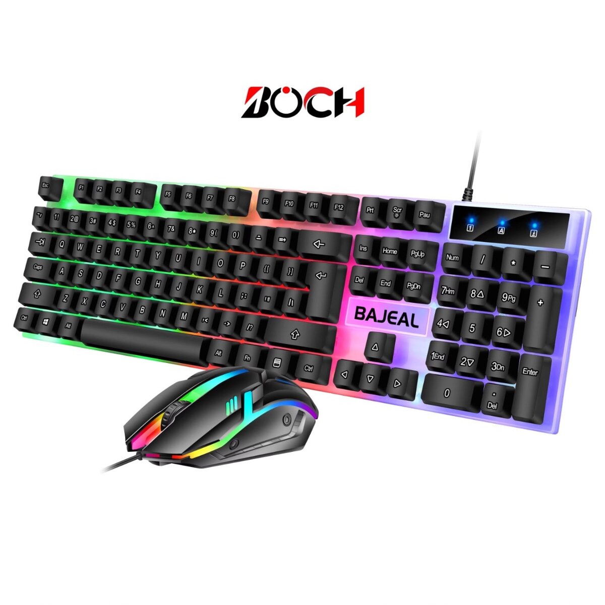 Clavier Gamer RGB Bajeal T350
