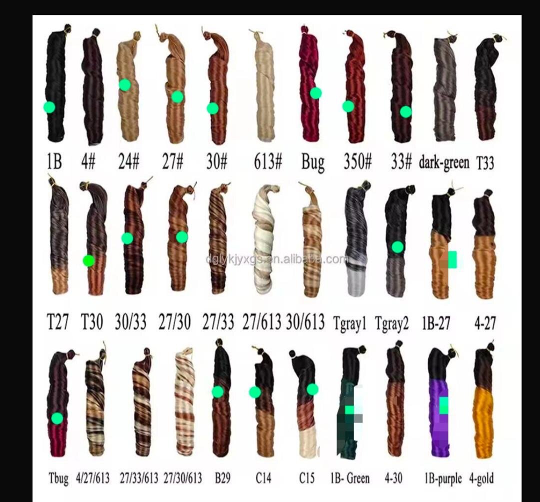 Extensions ondulées ombrées