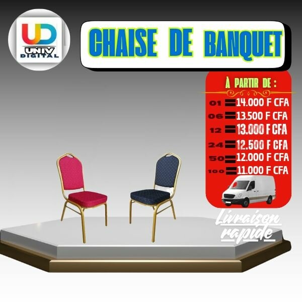 Chaises de Banquet Élégantes