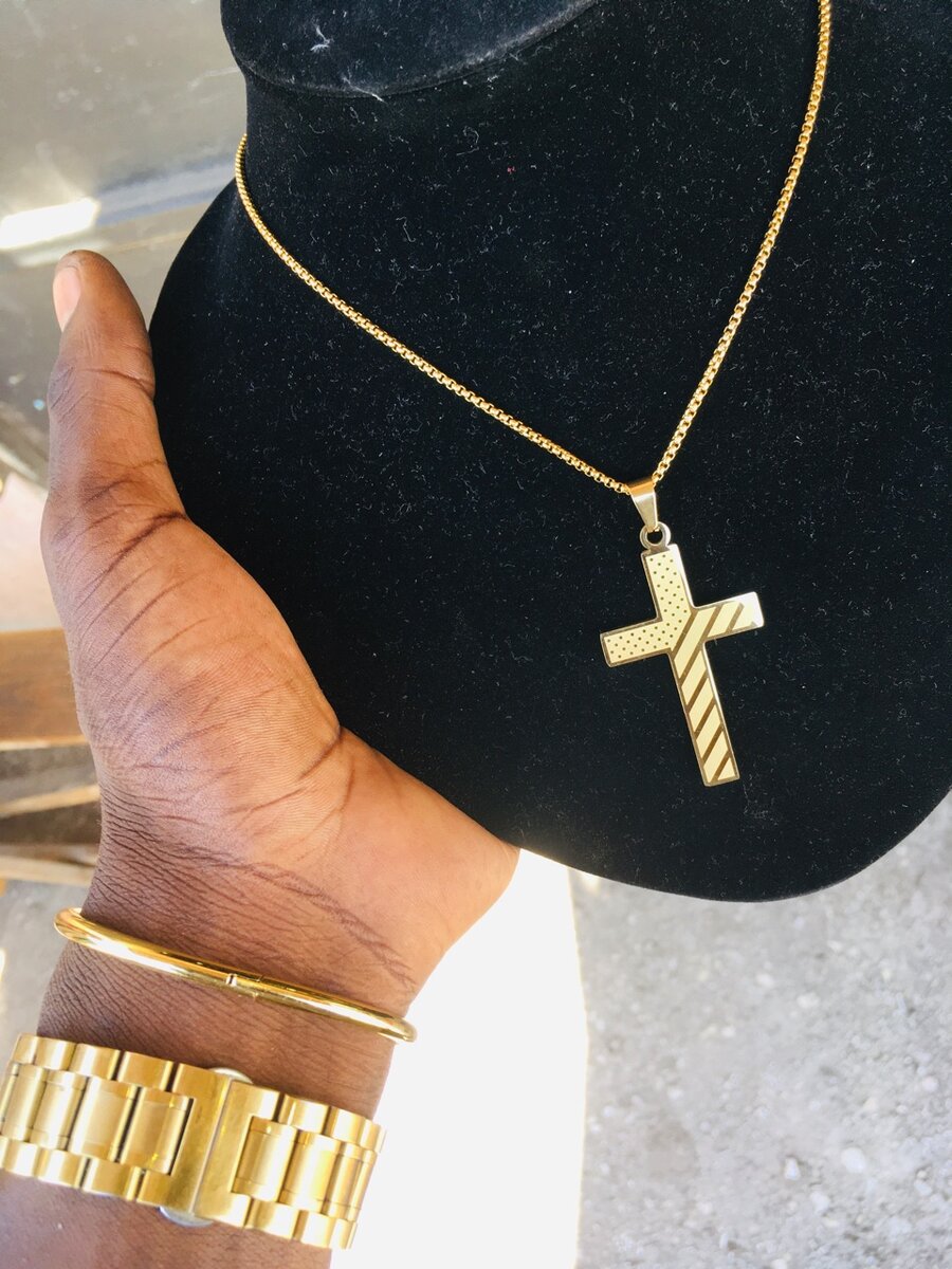 Gold Cross Necklace