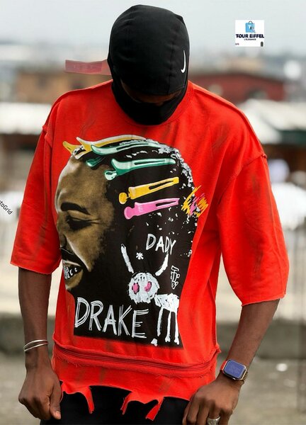 Tee-shirt graphique Drake coloré